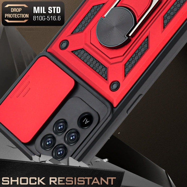 For OPPO A94 Sliding Camera Cover Design TPU+PC Protective Case