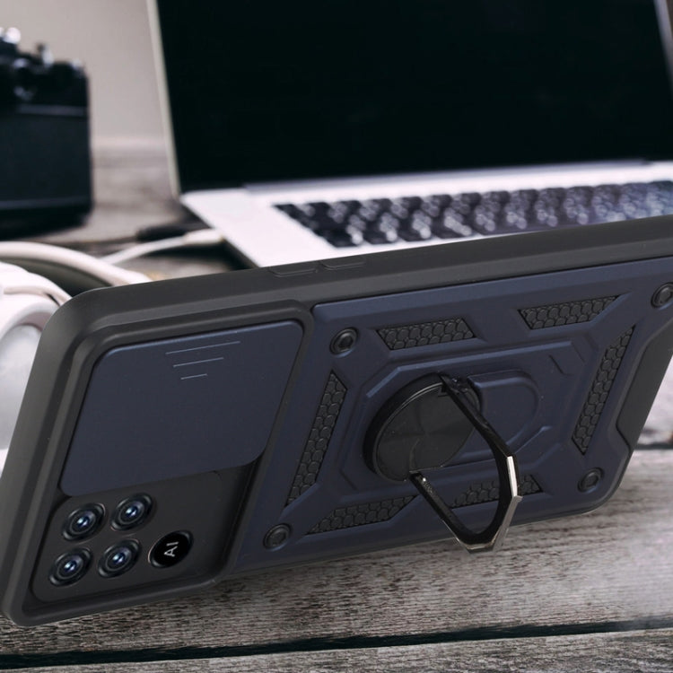 For OPPO A94 Sliding Camera Cover Design TPU+PC Protective Case