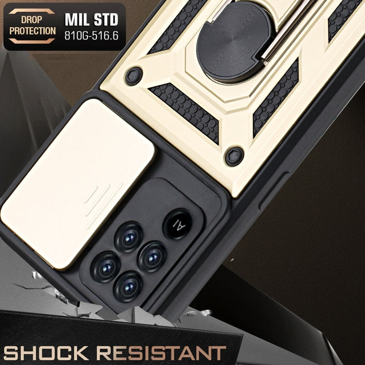 For OPPO A94 Sliding Camera Cover Design TPU+PC Protective Case