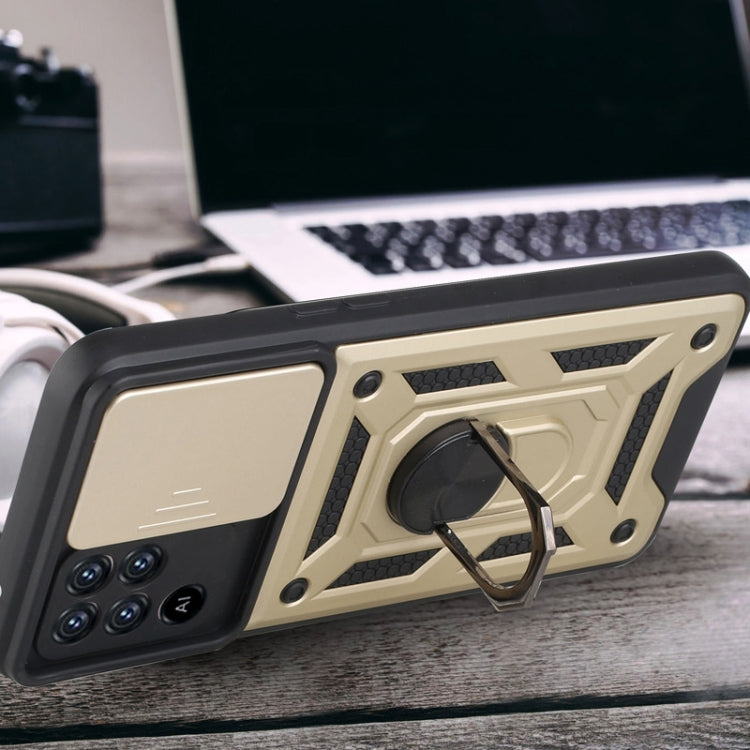 For OPPO A94 Sliding Camera Cover Design TPU+PC Protective Case