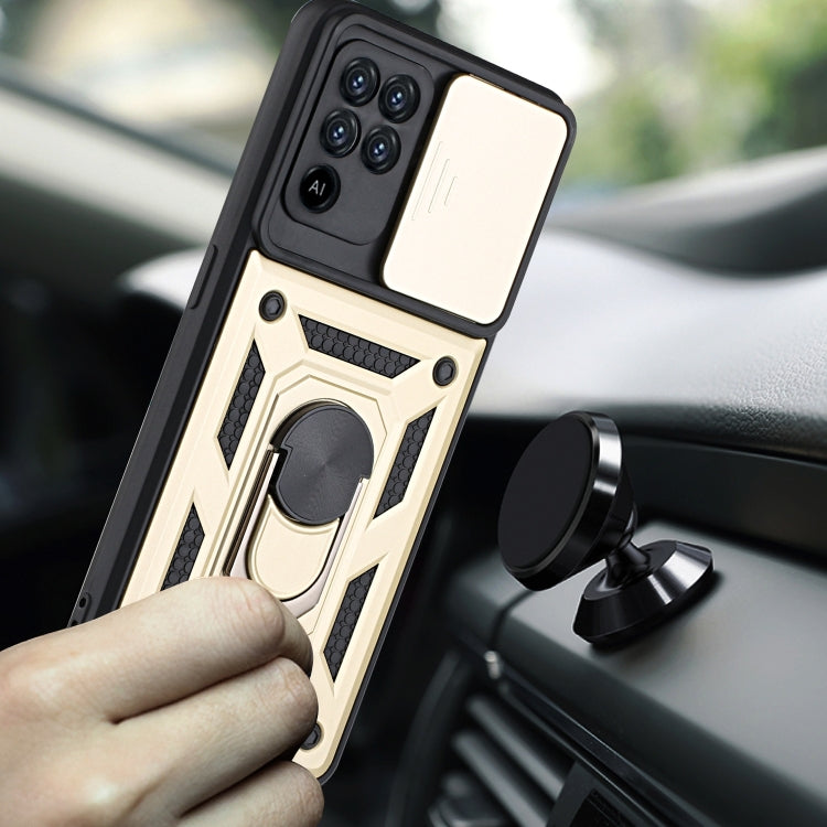 For OPPO A94 Sliding Camera Cover Design TPU+PC Protective Case