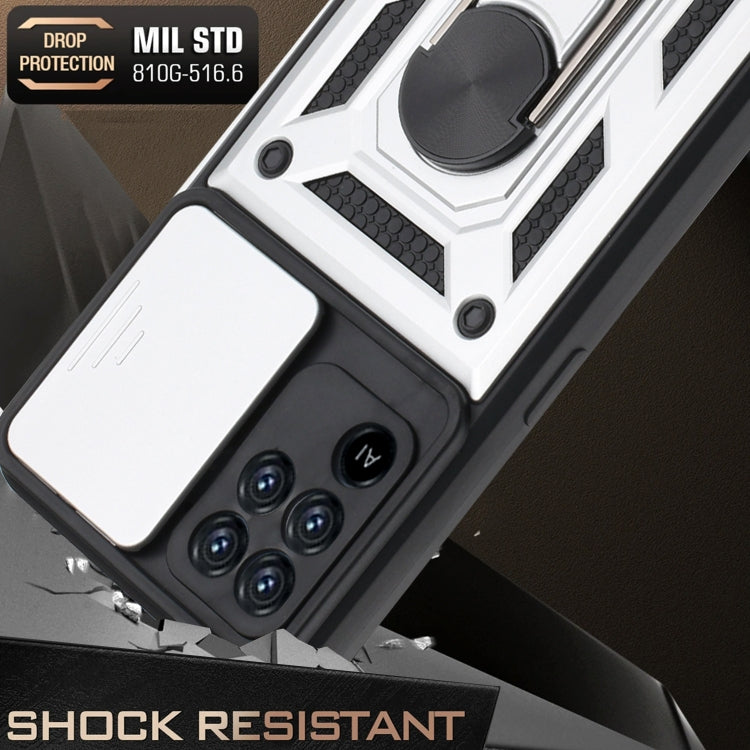 For OPPO A94 Sliding Camera Cover Design TPU+PC Protective Case