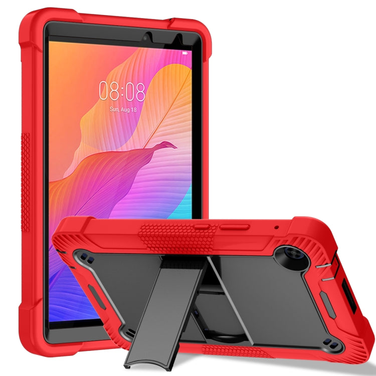 For Huawei MatePad T8 Silicone + PC Shockproof Protective Case with Holder
