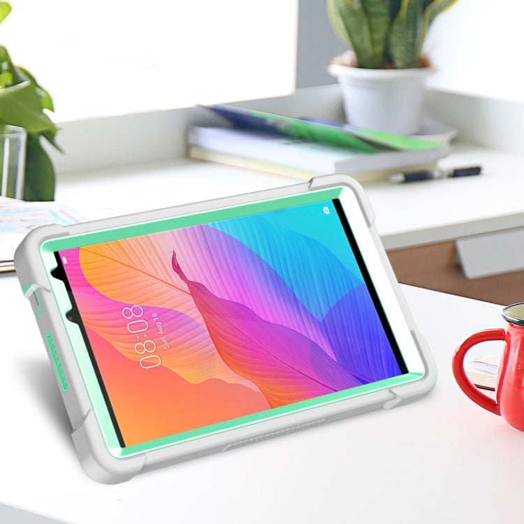 For Huawei MatePad T8 Silicone + PC Shockproof Protective Case with Holder