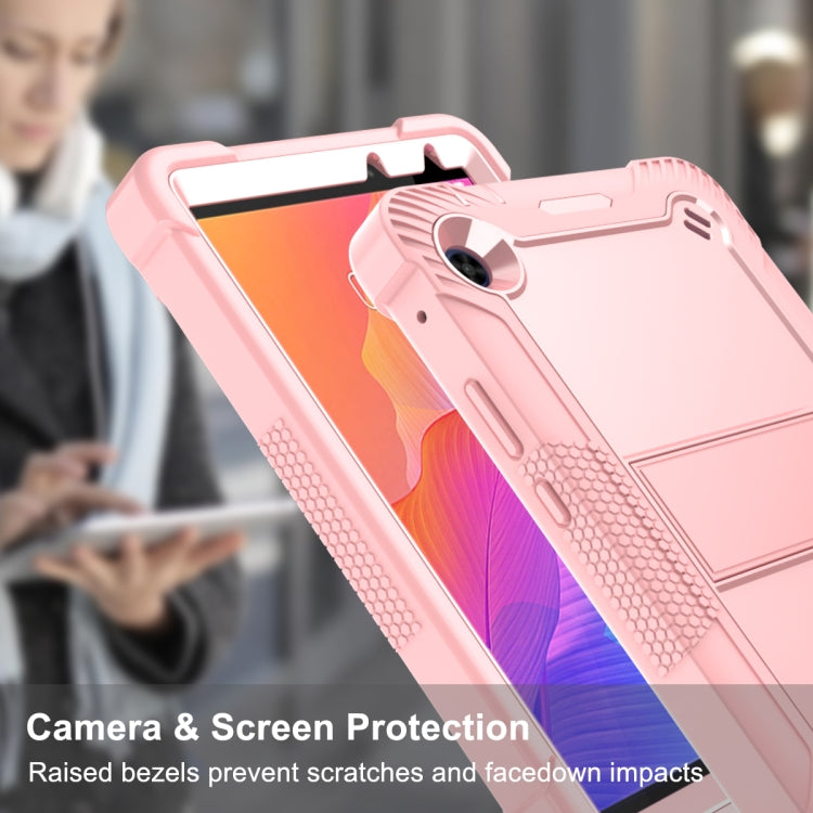 For Huawei MatePad T8 Silicone + PC Shockproof Protective Case with Holder