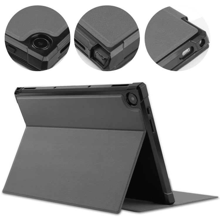 For Asus Chromebook Detachable CM3000DVA-HT0019 TPU Horizontal Flip Leather Case with Pen Slot & Holder