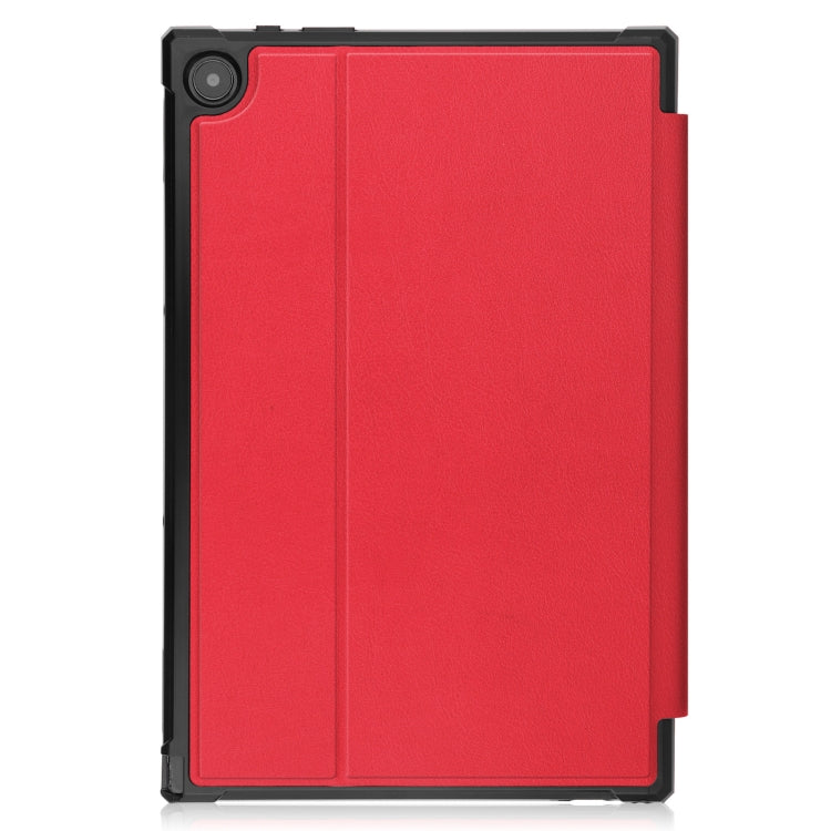 For Asus Chromebook Detachable CM3000DVA-HT0019 TPU Horizontal Flip Leather Case with Pen Slot & Holder