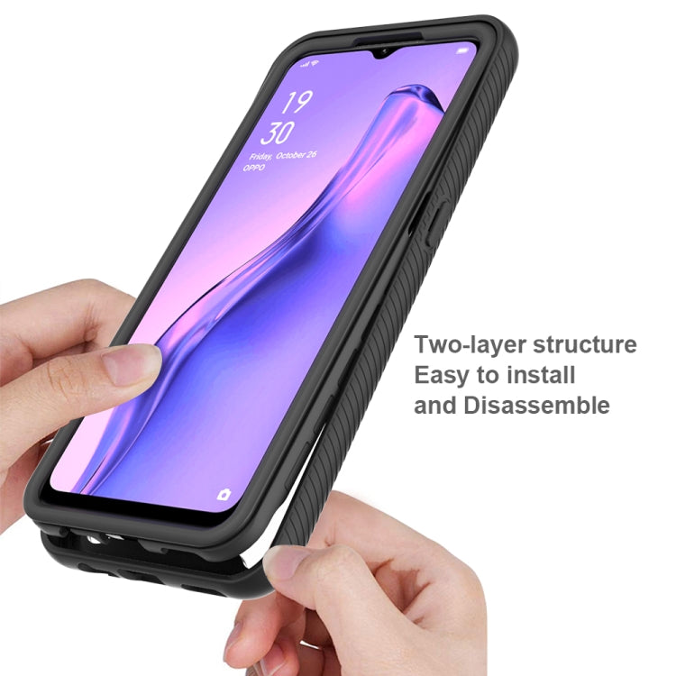 For OPPO A31 Starry Sky Solid Color Series Shockproof PC + TPU Case