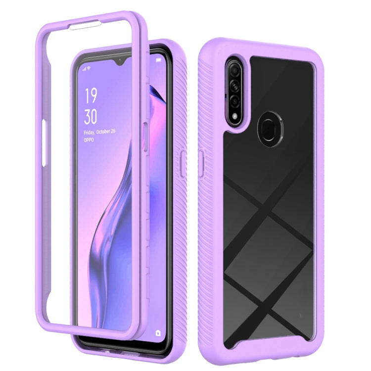 For OPPO A31 Starry Sky Solid Color Series Shockproof PC + TPU Case