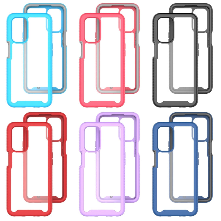 For OPPO A54 5G / A74 5G Starry Sky Solid Color Series Shockproof PC + TPU Case