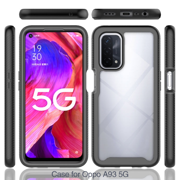 For OPPO A54 5G / A74 5G Starry Sky Solid Color Series Shockproof PC + TPU Case