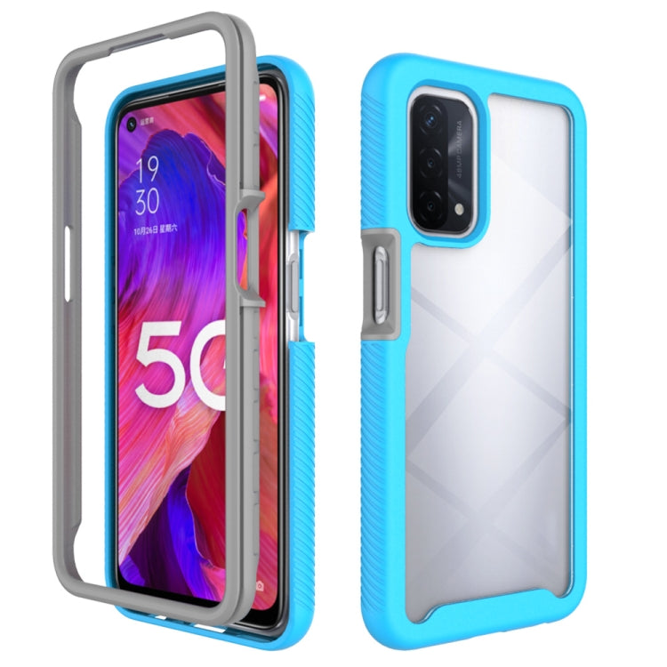 For OPPO A54 5G / A74 5G Starry Sky Solid Color Series Shockproof PC + TPU Case