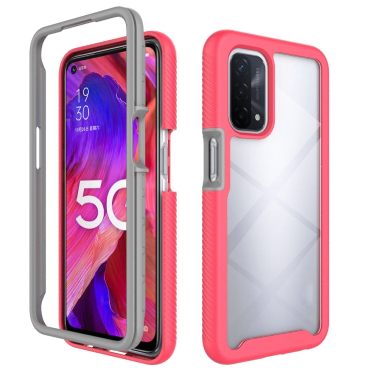 For OPPO A54 5G / A74 5G Starry Sky Solid Color Series Shockproof PC + TPU Case