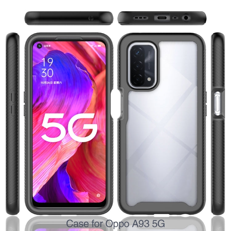 For OPPO A54 5G / A74 5G Starry Sky Solid Color Series Shockproof PC + TPU Case
