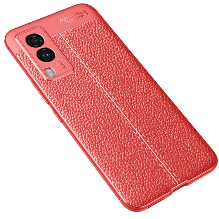 For vivo v21e 5G Litchi Texture TPU Shockproof Case