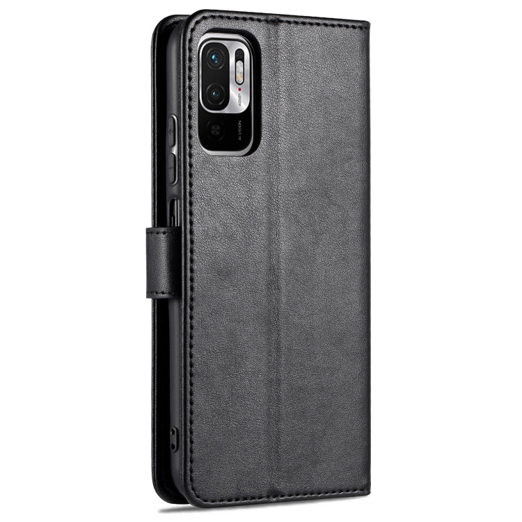 For Xiaomi Poco M3 Pro 5G / Redmi Note 10 5G AZNS Sheepskin Texture Horizontal Flip Leather Case with Holder & Card Slots & Wallet