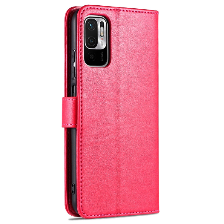 For Xiaomi Poco M3 Pro 5G / Redmi Note 10 5G AZNS Sheepskin Texture Horizontal Flip Leather Case with Holder & Card Slots & Wallet
