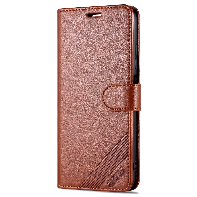For Xiaomi Poco M3 Pro 5G / Redmi Note 10 5G AZNS Sheepskin Texture Horizontal Flip Leather Case with Holder & Card Slots & Wallet