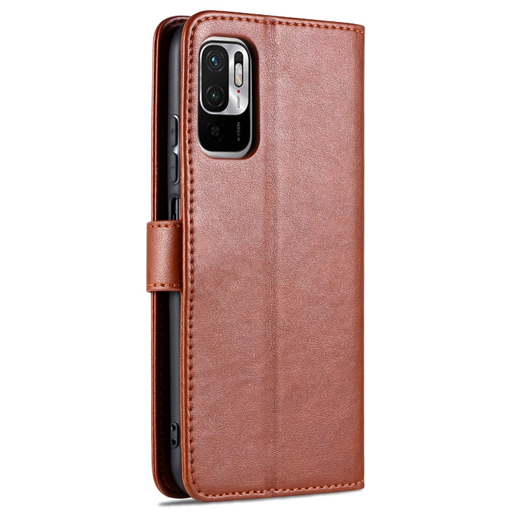 For Xiaomi Poco M3 Pro 5G / Redmi Note 10 5G AZNS Sheepskin Texture Horizontal Flip Leather Case with Holder & Card Slots & Wallet