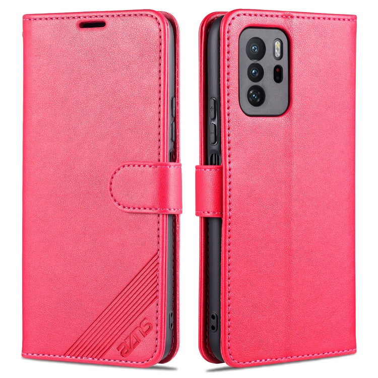For Xiaomi Poco X3 GT / Redmi Note 10 Pro 5G AZNS Sheepskin Texture Horizontal Flip Leather Case with Holder & Card Slots & Wallet