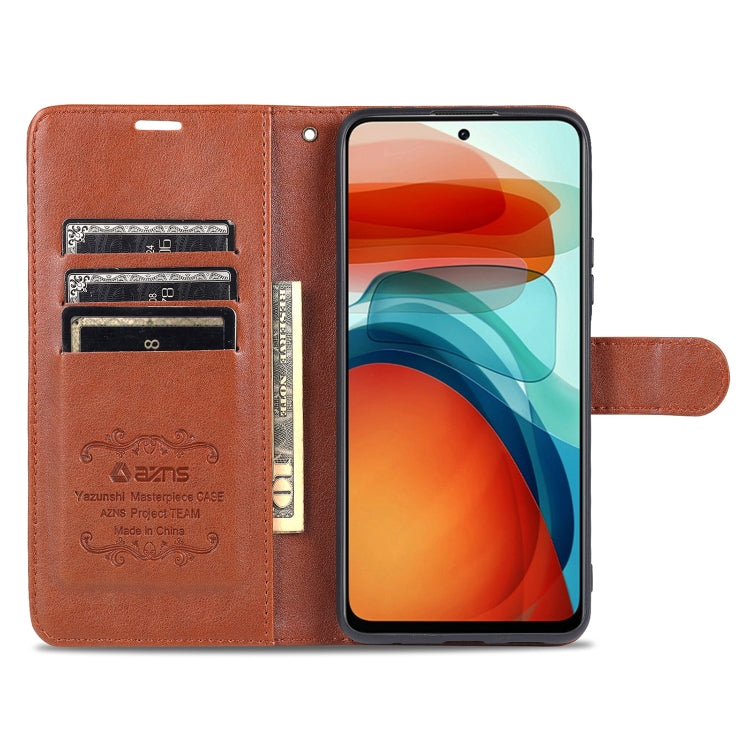 For Xiaomi Poco X3 GT / Redmi Note 10 Pro 5G AZNS Sheepskin Texture Horizontal Flip Leather Case with Holder & Card Slots & Wallet