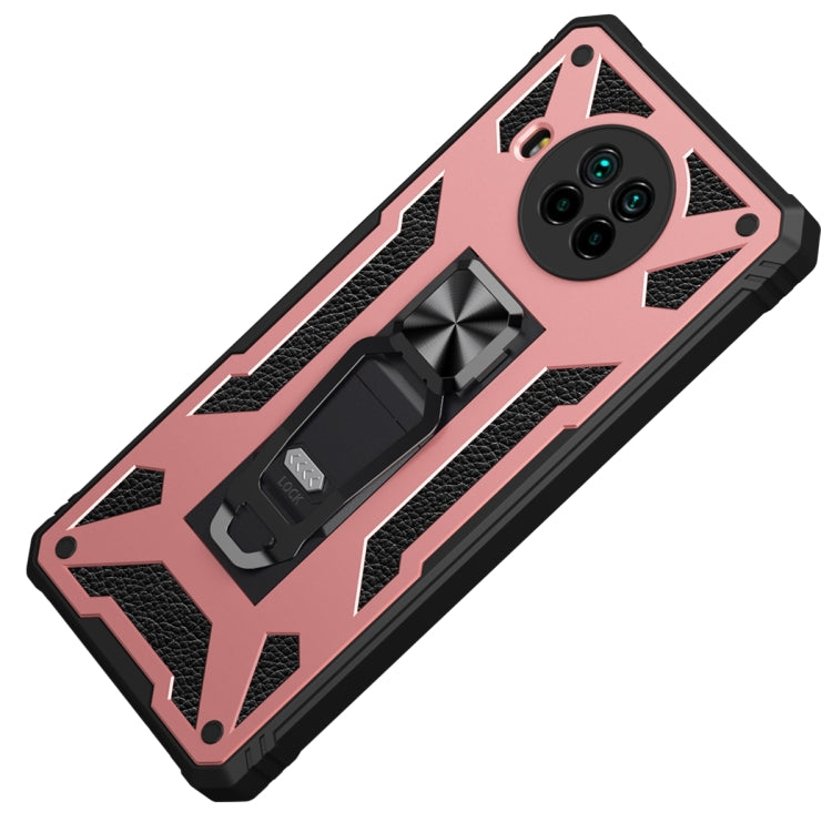 For Xiaomi Mi 10T Lite 5G 10 PCS Variety Armor TPU + PC Shockproof Magnetic Protective Case with Folding Clip Holder