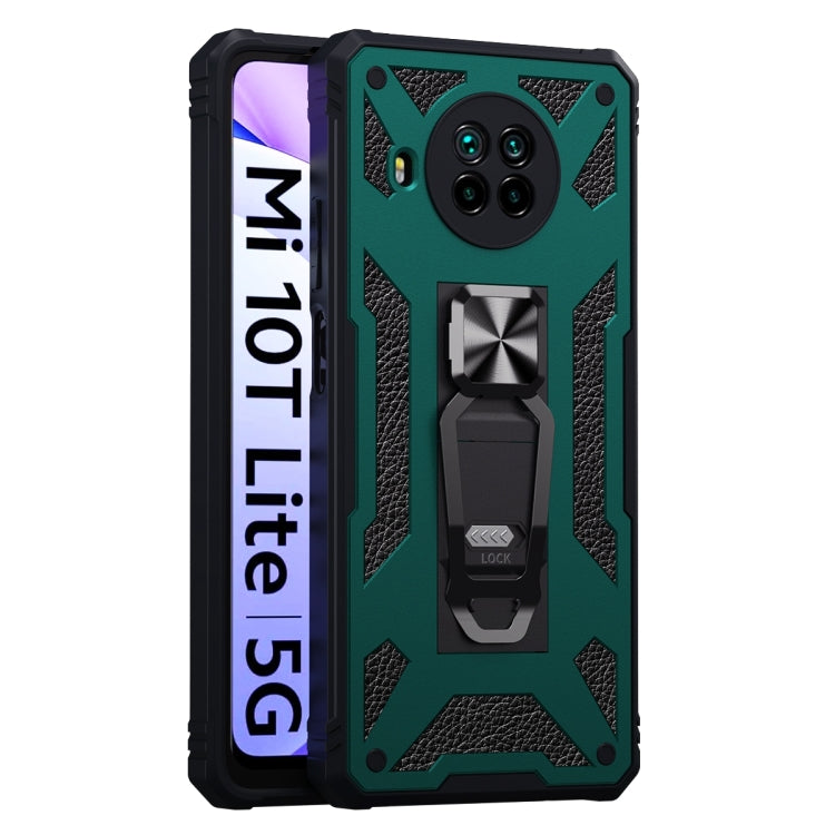 For Xiaomi Mi 10T Lite 5G 10 PCS Variety Armor TPU + PC Shockproof Magnetic Protective Case with Folding Clip Holder