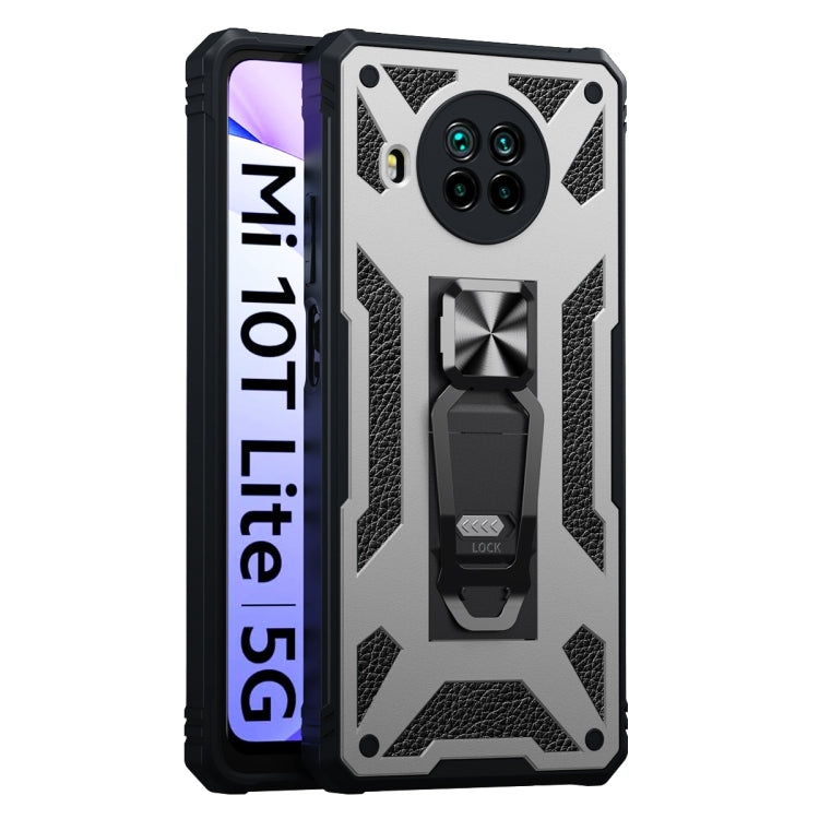 For Xiaomi Mi 10T Lite 5G 10 PCS Variety Armor TPU + PC Shockproof Magnetic Protective Case with Folding Clip Holder