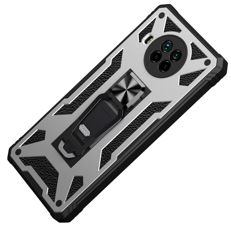 For Xiaomi Mi 10T Lite 5G 10 PCS Variety Armor TPU + PC Shockproof Magnetic Protective Case with Folding Clip Holder