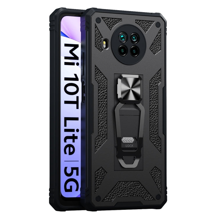 For Xiaomi Mi 10T Lite 5G 10 PCS Variety Armor TPU + PC Shockproof Magnetic Protective Case with Folding Clip Holder