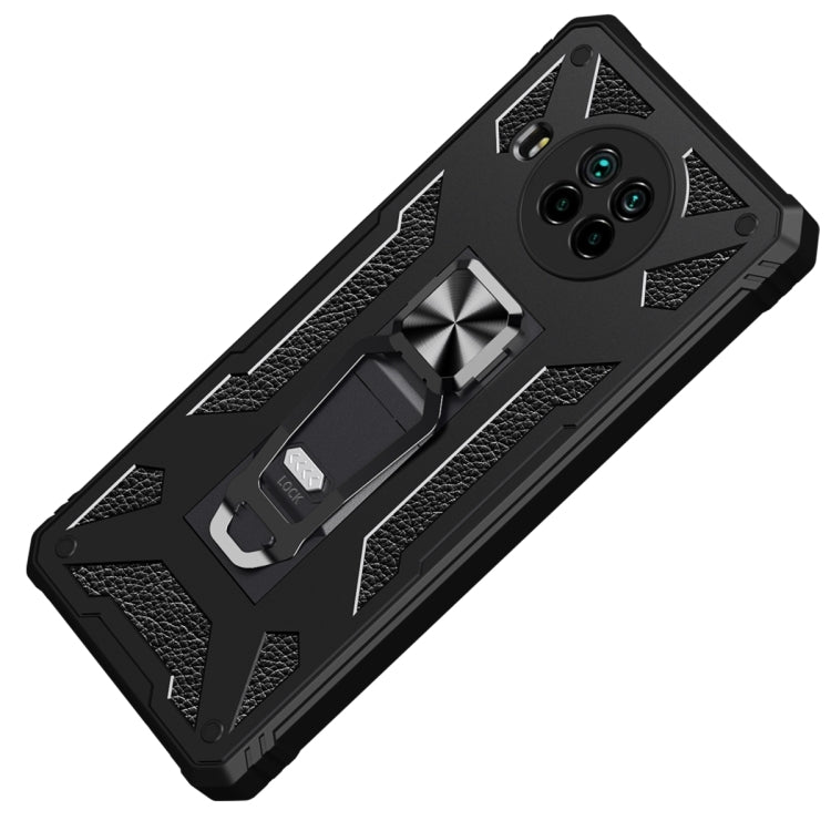 For Xiaomi Mi 10T Lite 5G 10 PCS Variety Armor TPU + PC Shockproof Magnetic Protective Case with Folding Clip Holder