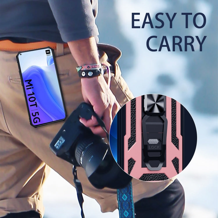 For Xiaomi Mi 10T 5G 10 PCS Variety Armor TPU + PC Shockproof Magnetic Protective Case with Folding Clip Holder
