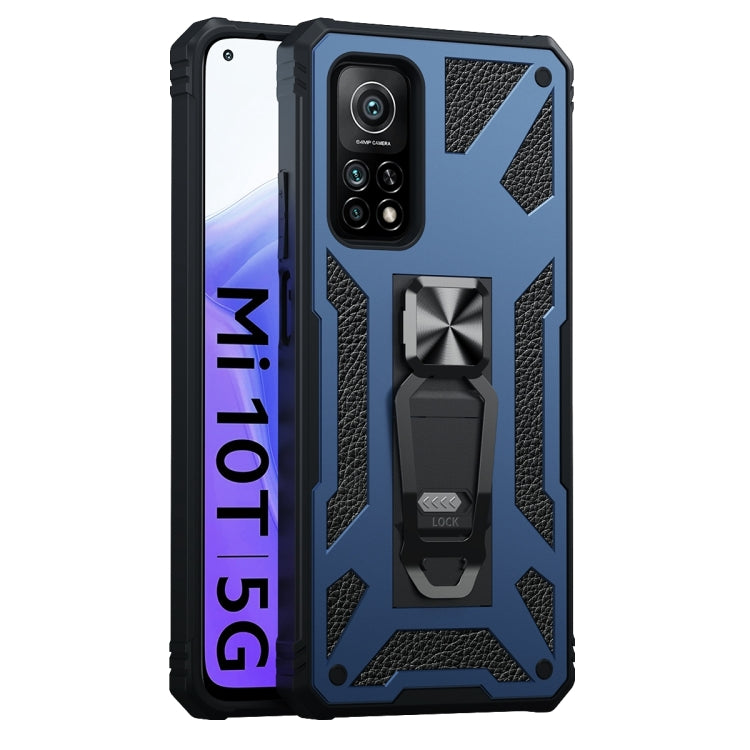 For Xiaomi Mi 10T 5G 10 PCS Variety Armor TPU + PC Shockproof Magnetic Protective Case with Folding Clip Holder