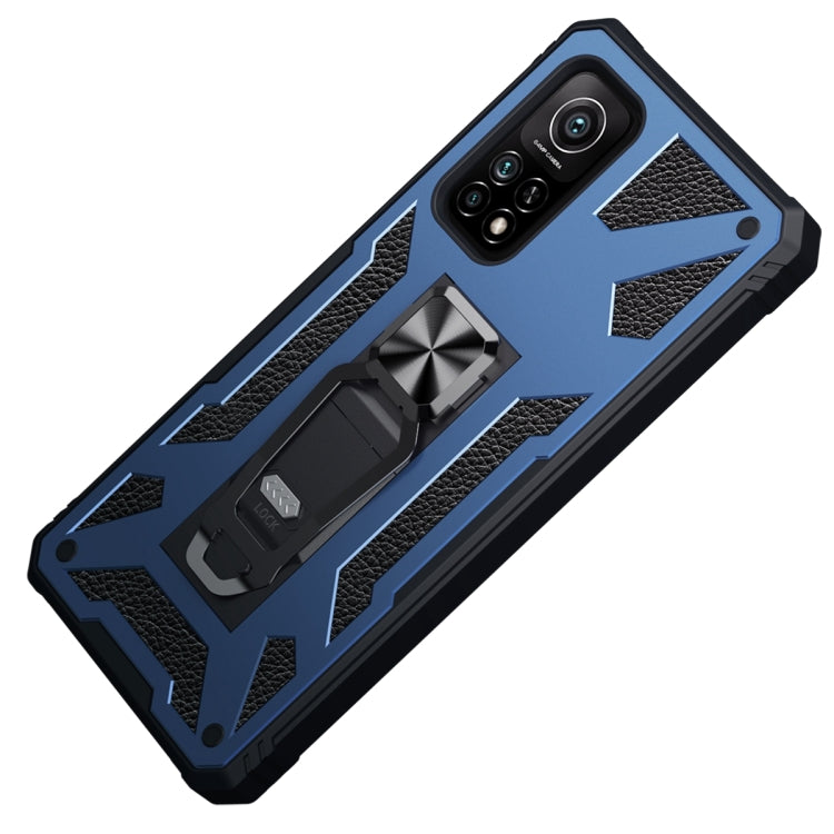 For Xiaomi Mi 10T 5G 10 PCS Variety Armor TPU + PC Shockproof Magnetic Protective Case with Folding Clip Holder