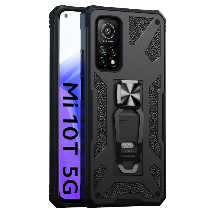 For Xiaomi Mi 10T 5G 10 PCS Variety Armor TPU + PC Shockproof Magnetic Protective Case with Folding Clip Holder