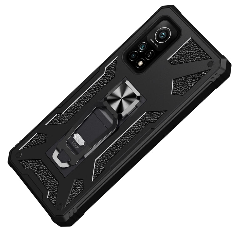 For Xiaomi Mi 10T 5G 10 PCS Variety Armor TPU + PC Shockproof Magnetic Protective Case with Folding Clip Holder