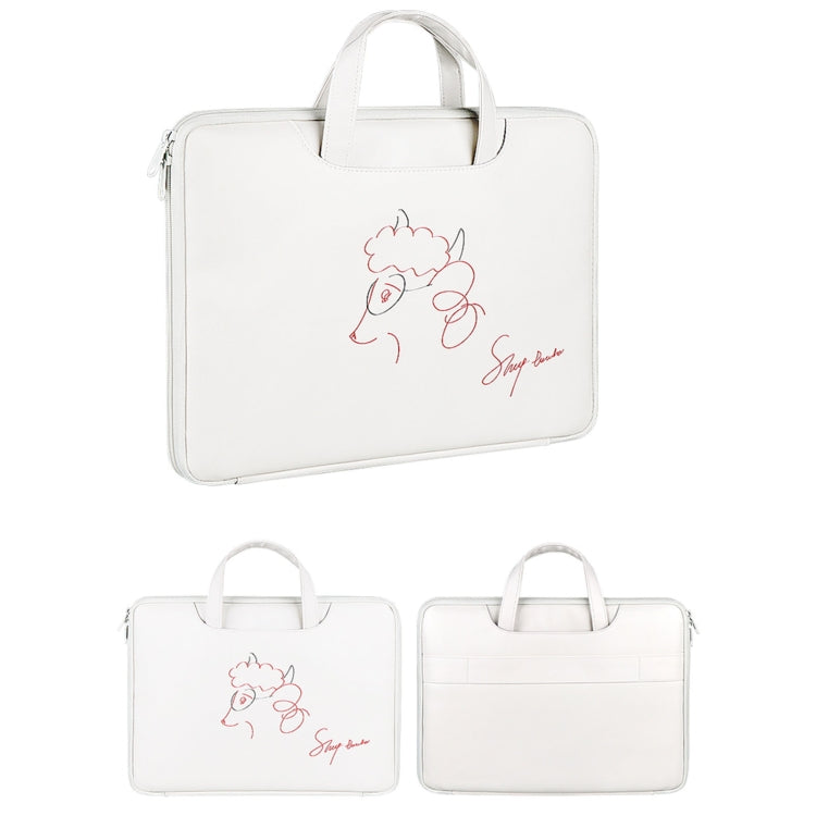 ST01KT Lightweight PU Printed Laptop Bag, Size:13.3 inch