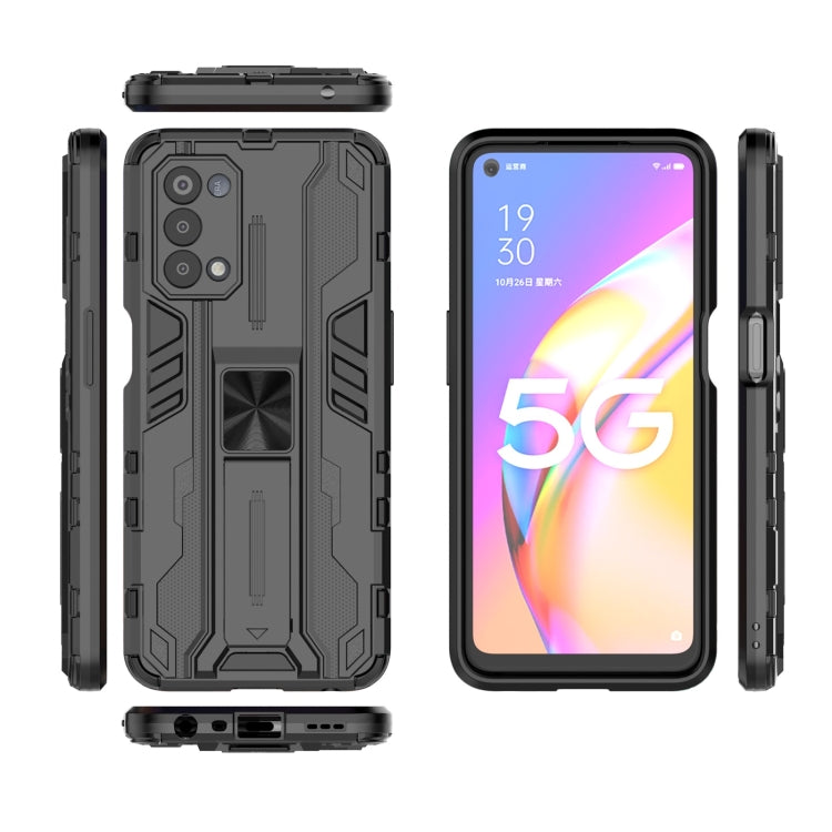 For OPPO A93 5G / For OnePlus Nord N200 5G Supersonic PC + TPU Shock-proof Protective Case with Holder