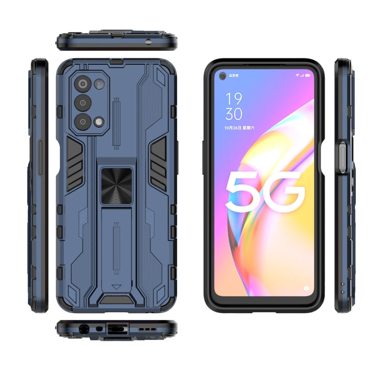 For OPPO A93 5G / For OnePlus Nord N200 5G Supersonic PC + TPU Shock-proof Protective Case with Holder