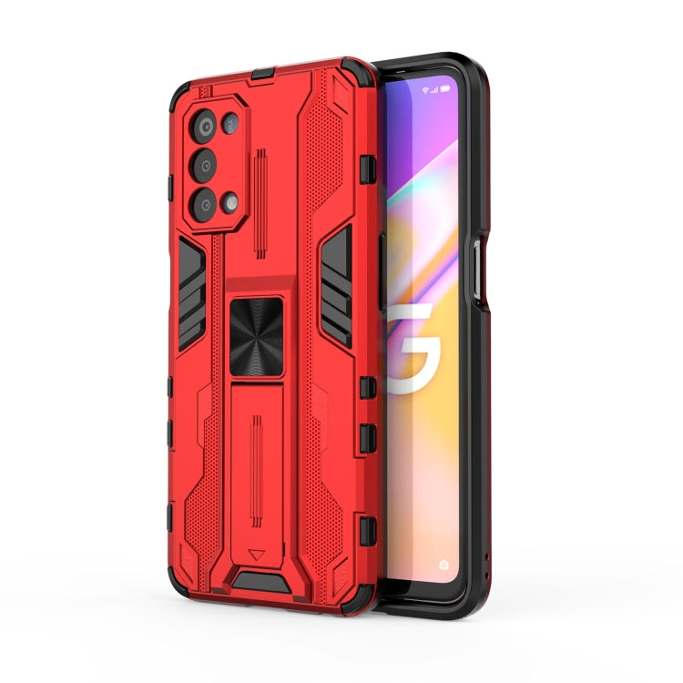 For OPPO A93 5G / For OnePlus Nord N200 5G Supersonic PC + TPU Shock-proof Protective Case with Holder