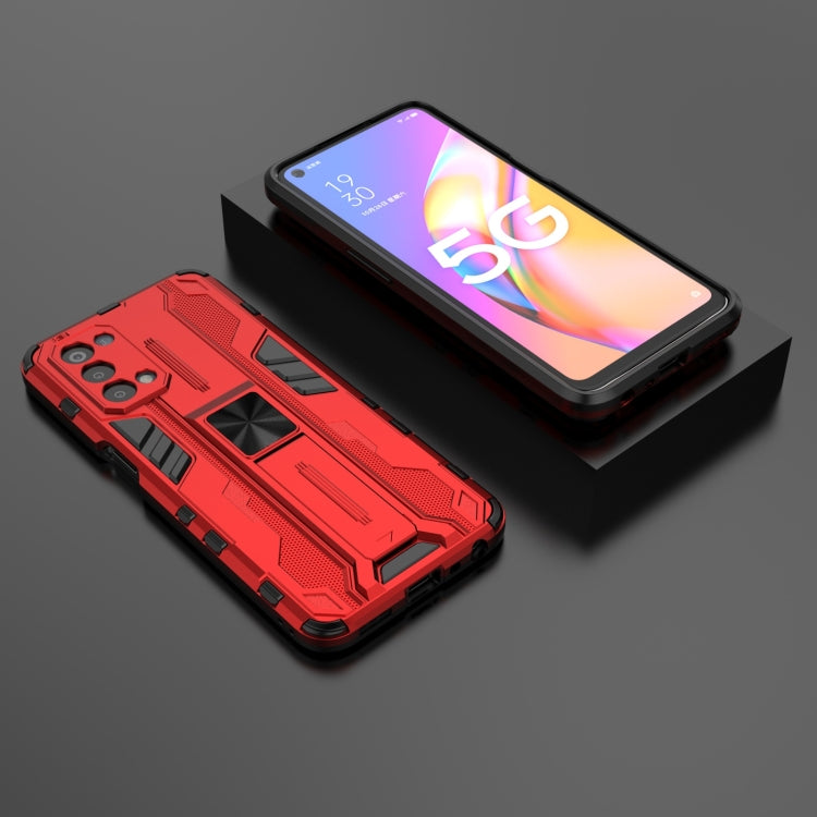 For OPPO A93 5G / For OnePlus Nord N200 5G Supersonic PC + TPU Shock-proof Protective Case with Holder
