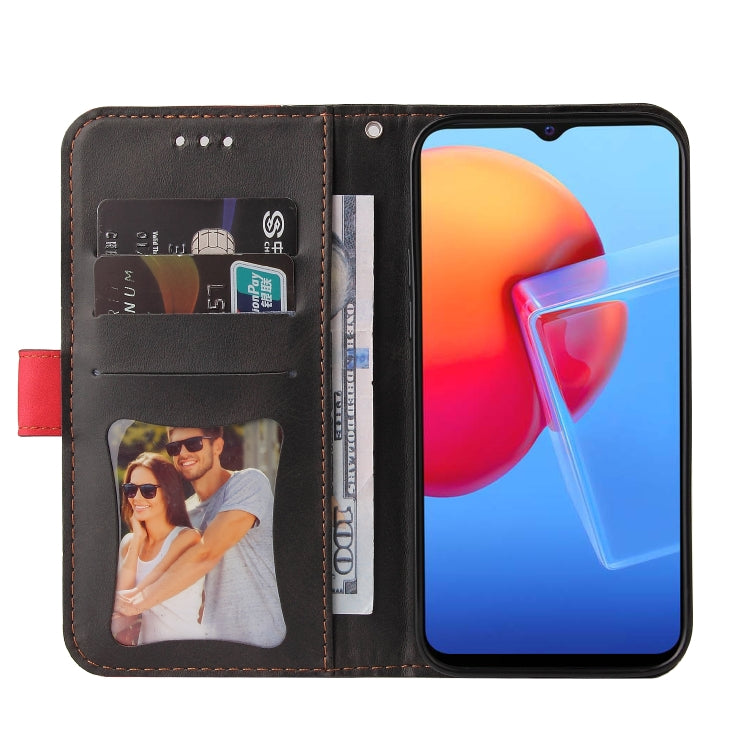 For vivo Y51 2020 / Y31 2021 Business Stitching-Color Horizontal Flip PU Leather Case with Holder & Card Slots & Photo Frame