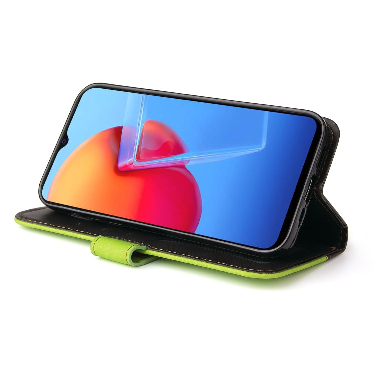 For vivo Y51 2020 / Y31 2021 Business Stitching-Color Horizontal Flip PU Leather Case with Holder & Card Slots & Photo Frame