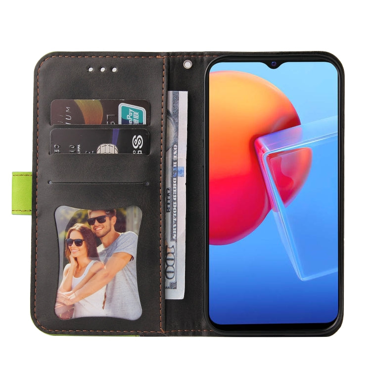 For vivo Y51 2020 / Y31 2021 Business Stitching-Color Horizontal Flip PU Leather Case with Holder & Card Slots & Photo Frame