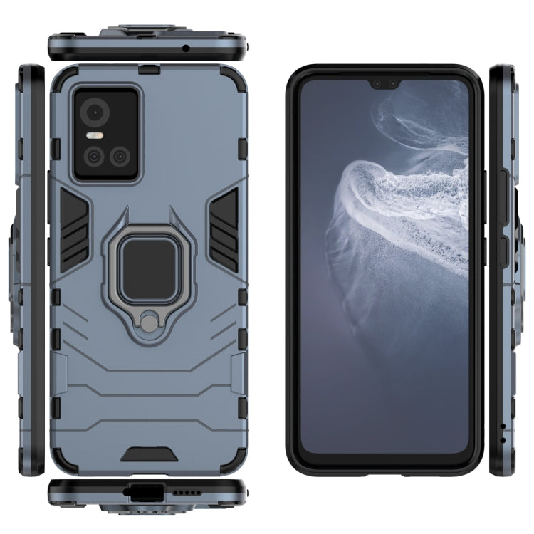 For vivo S10 / S10 Pro PC + TPU Shockproof Protective Case with Magnetic Ring Holder