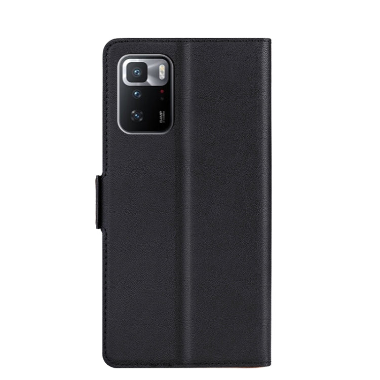 For Xiaomi Redmi Note 10 Pro 5G / Poco X3 GT Ultra-thin Voltage Side Buckle PU + TPU Horizontal Flip Leather Case with Holder & Card Slot