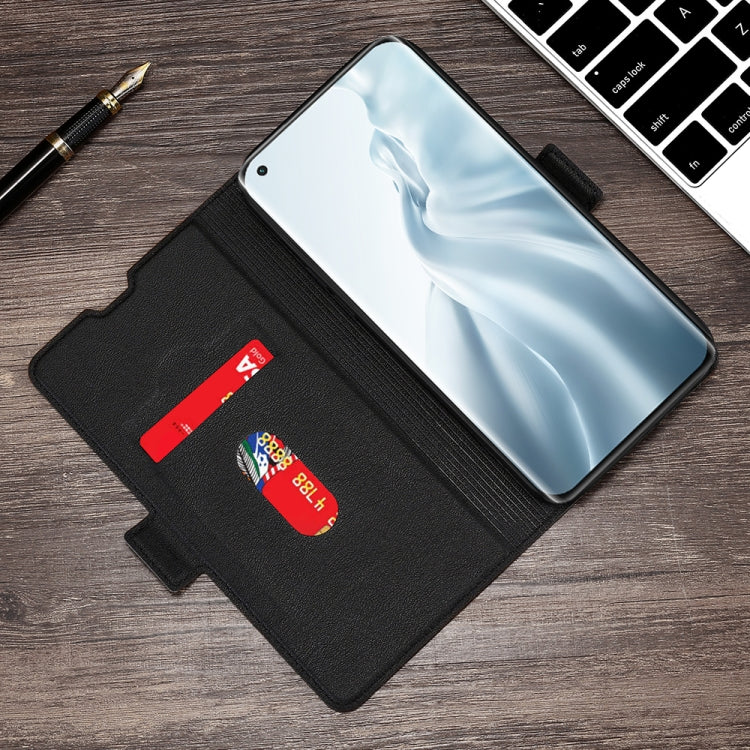For Xiaomi Mi 11 Ultra-thin Voltage Side Buckle PU + TPU Horizontal Flip Leather Case with Holder & Card Slot