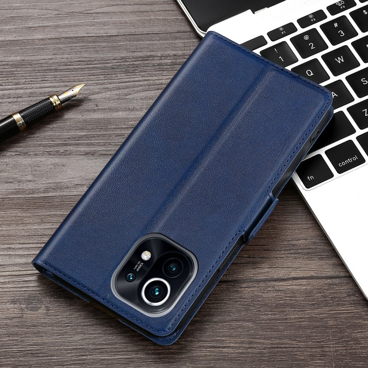 For Xiaomi Mi 11 Ultra-thin Voltage Side Buckle PU + TPU Horizontal Flip Leather Case with Holder & Card Slot