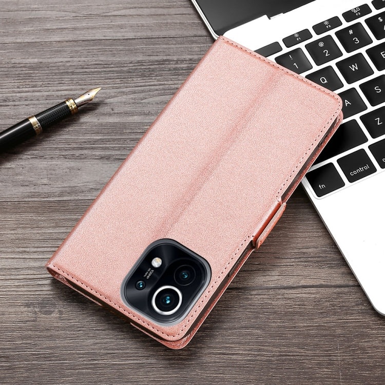 For Xiaomi Mi 11 Ultra-thin Voltage Side Buckle PU + TPU Horizontal Flip Leather Case with Holder & Card Slot