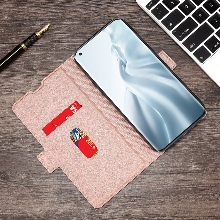 For Xiaomi Mi 11 Ultra-thin Voltage Side Buckle PU + TPU Horizontal Flip Leather Case with Holder & Card Slot